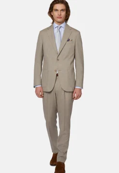 Abito Beige In Pura Lana