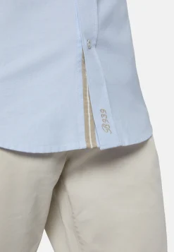 Camicia Rosa In Oxford Di Cotone Organico Reg