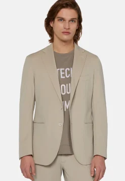 Giacca Beige In Nylon B Tech