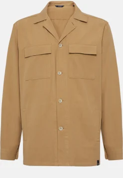 Giacca Camicia Link In Cotone Lyocell