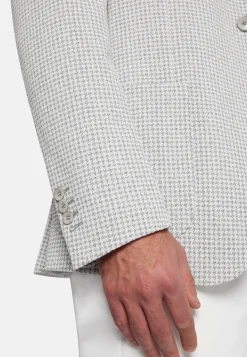 Giacca Grigio Chiaro Pied De Poule B Tech