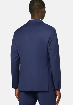 Giacca Indigo In Lana B Aria