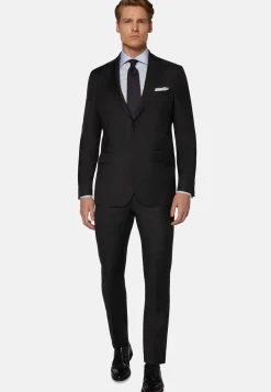 Giacca Navy Blue In Lana Super 130