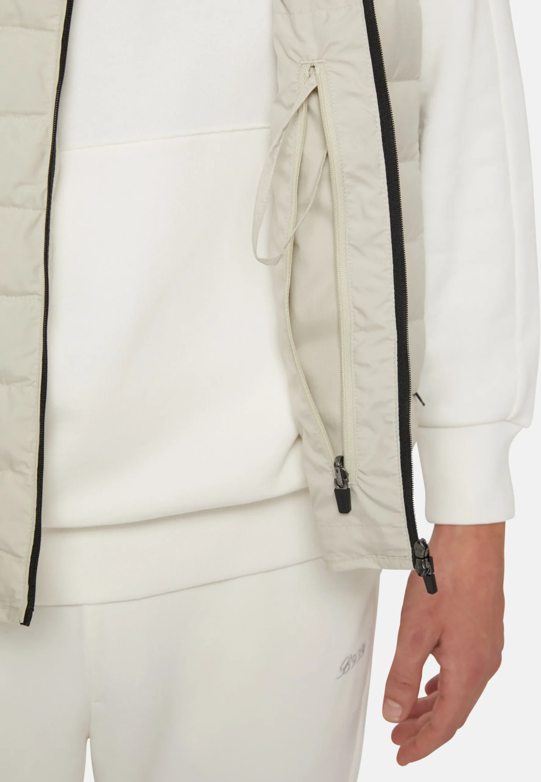 Gilet In Tessuto Riciclato In Piuma D'Oca
