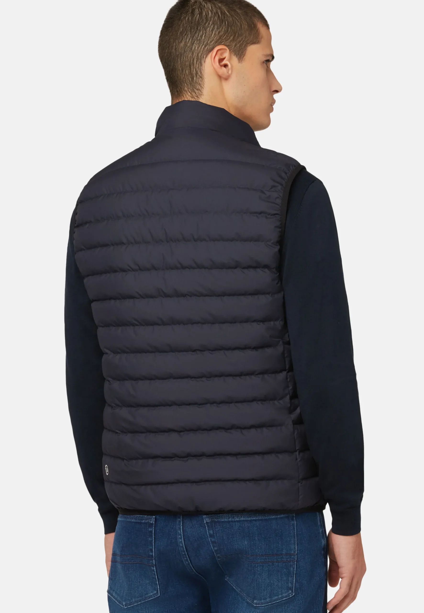 Gilet In Tessuto Riciclato In Piuma D'Oca