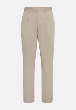 Pantaloni In Cotone Elasticizzato