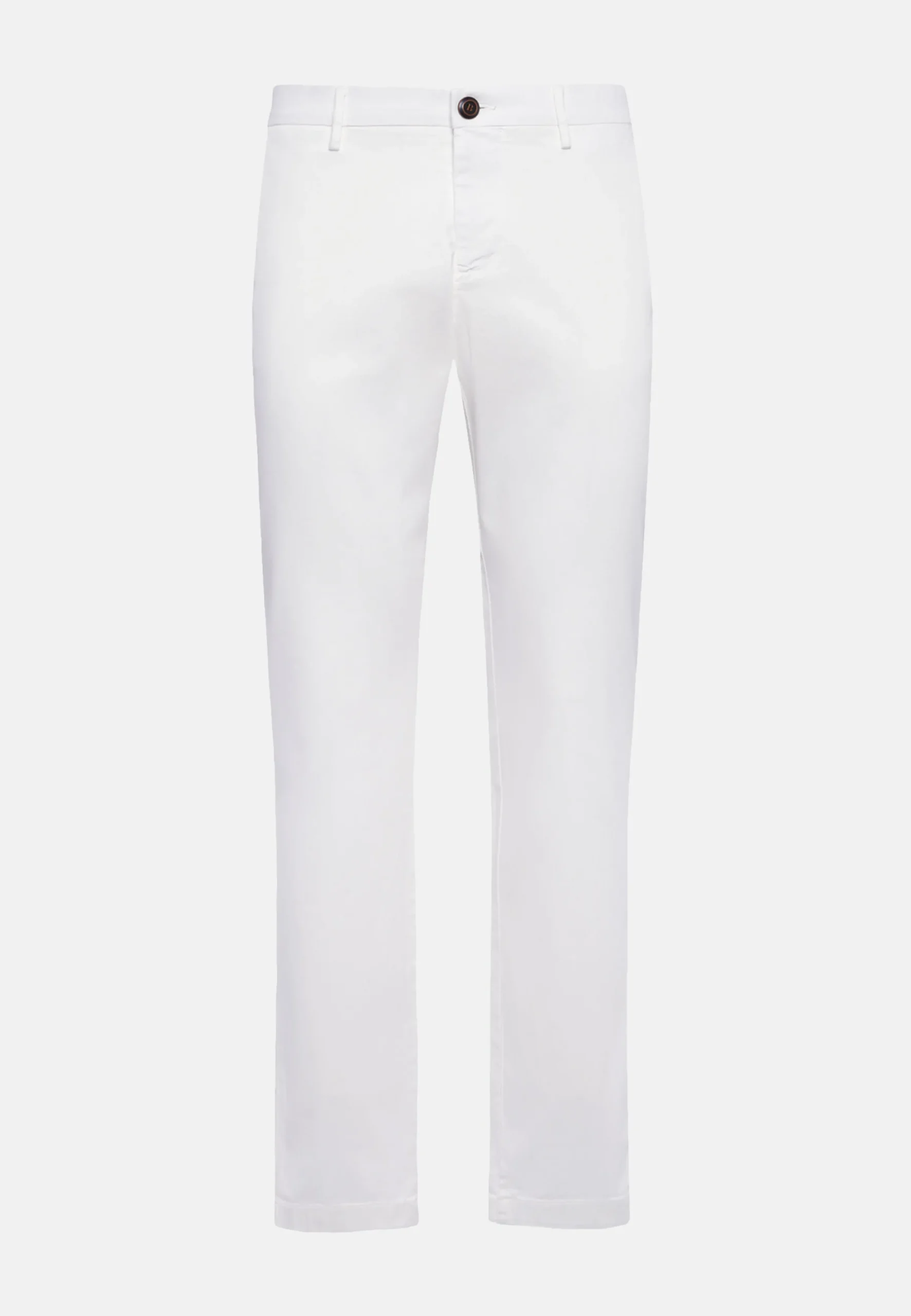 Pantaloni In Cotone Tencel Elasticizzato