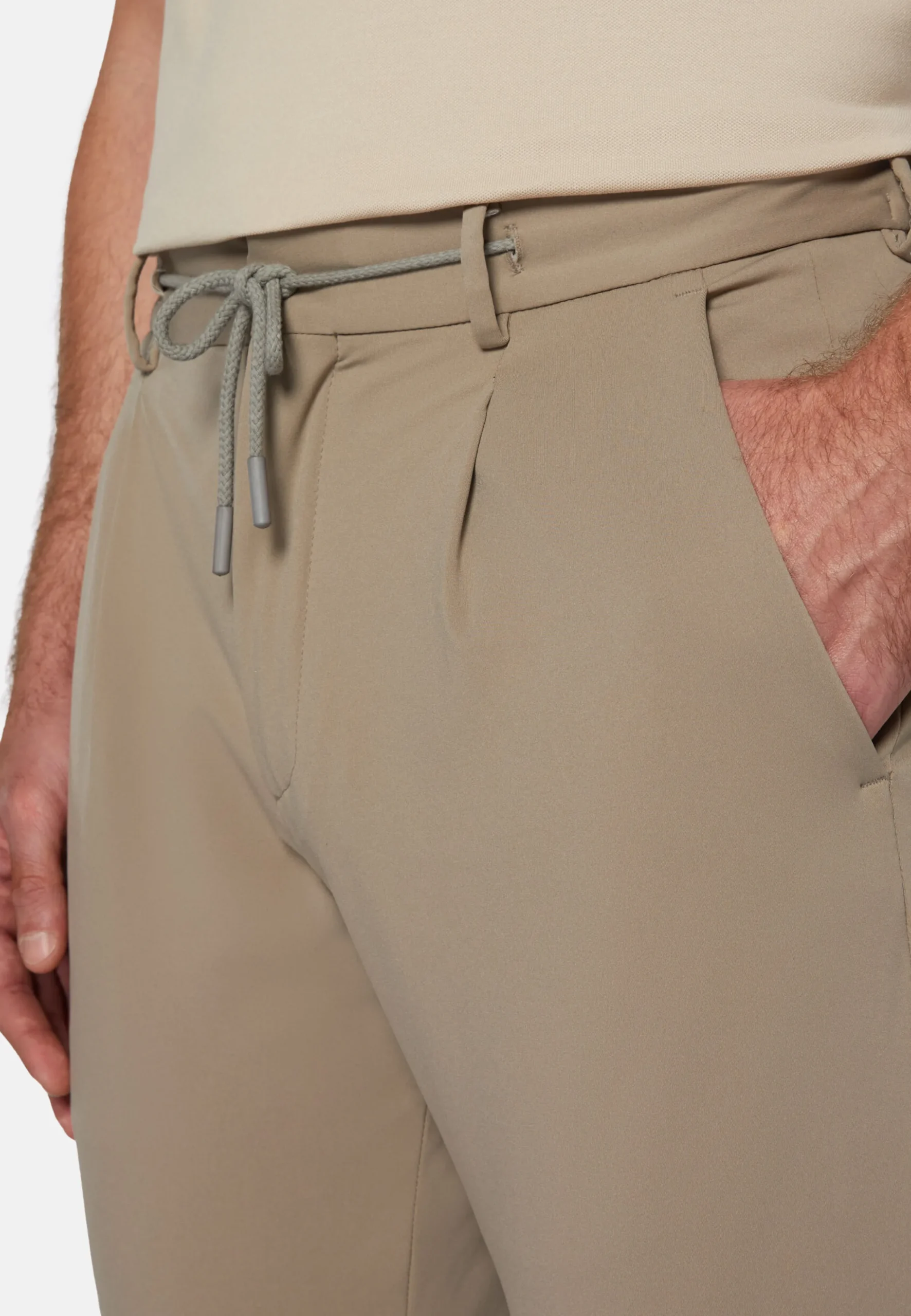 Pantaloni In Nylon Elasticizzato B Tech