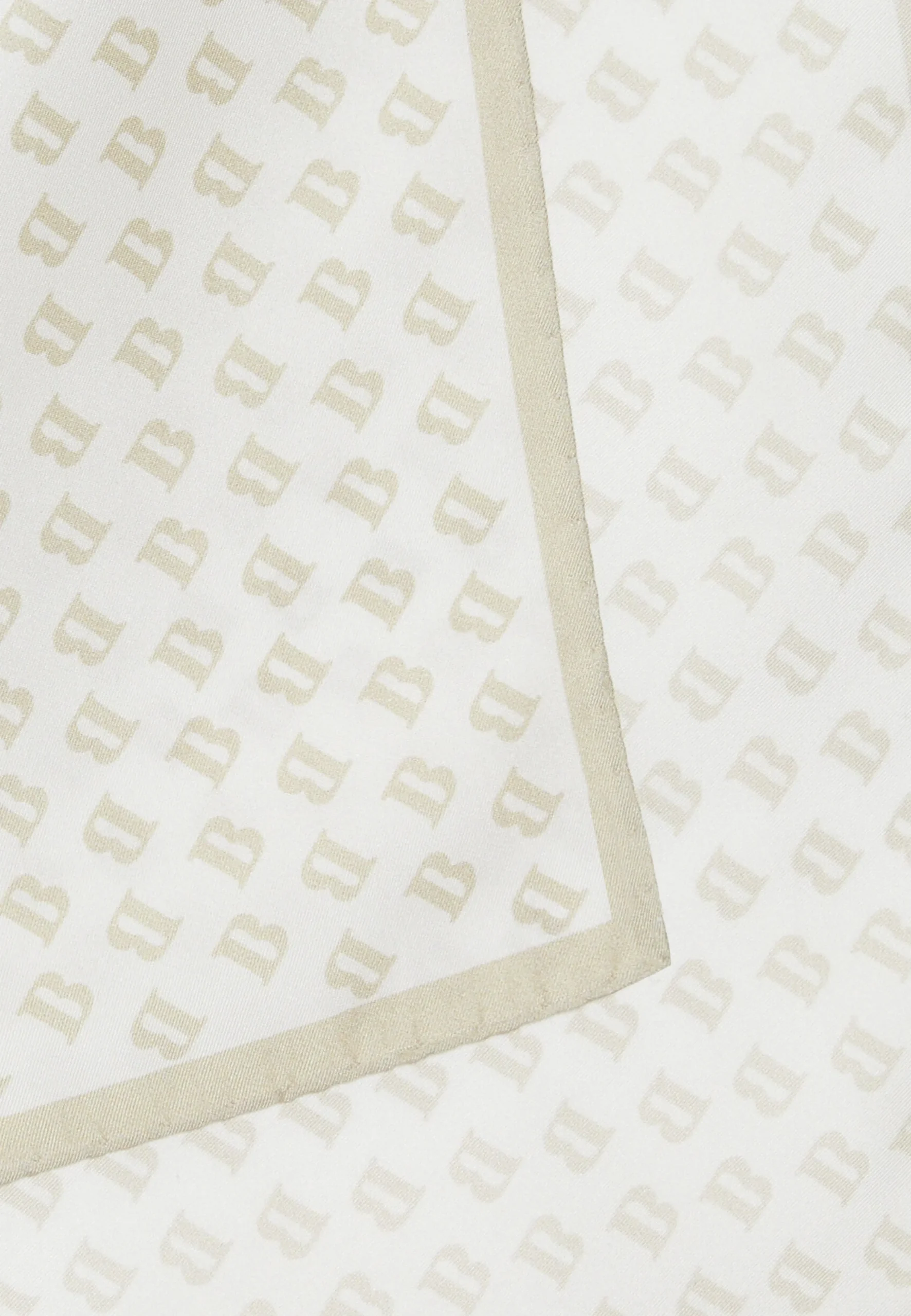 Pochette Stampa Logo Allover In Seta