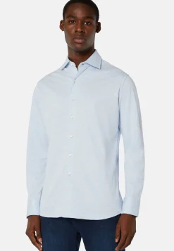 Polo Camicia In Piqué Di Cotone Regular Fit