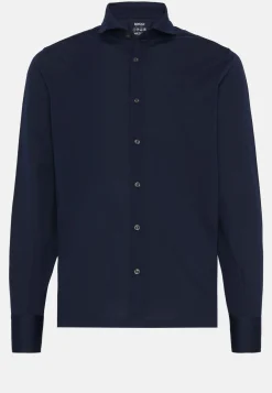 Polo Camicia In Piquè Filo Di Scozia Slim Fit