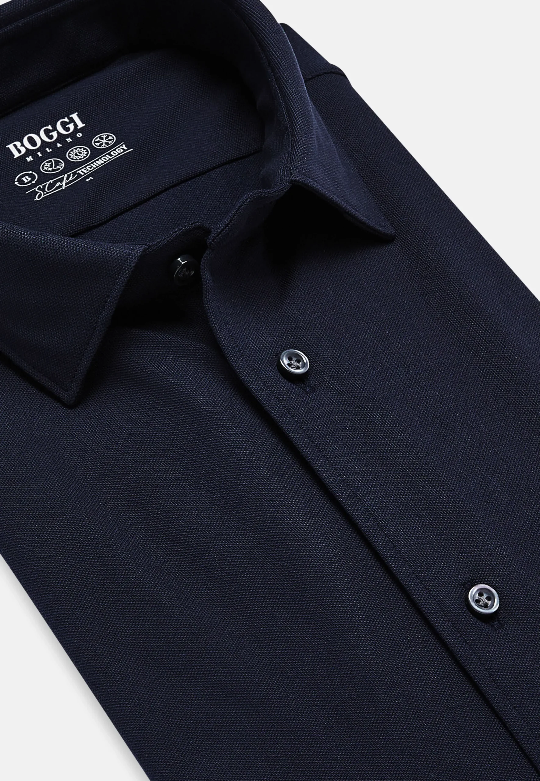 Polo Camicia In Piquè Performante Regular Fit