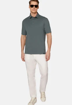 Polo In Cotone Supima Elasticizzato