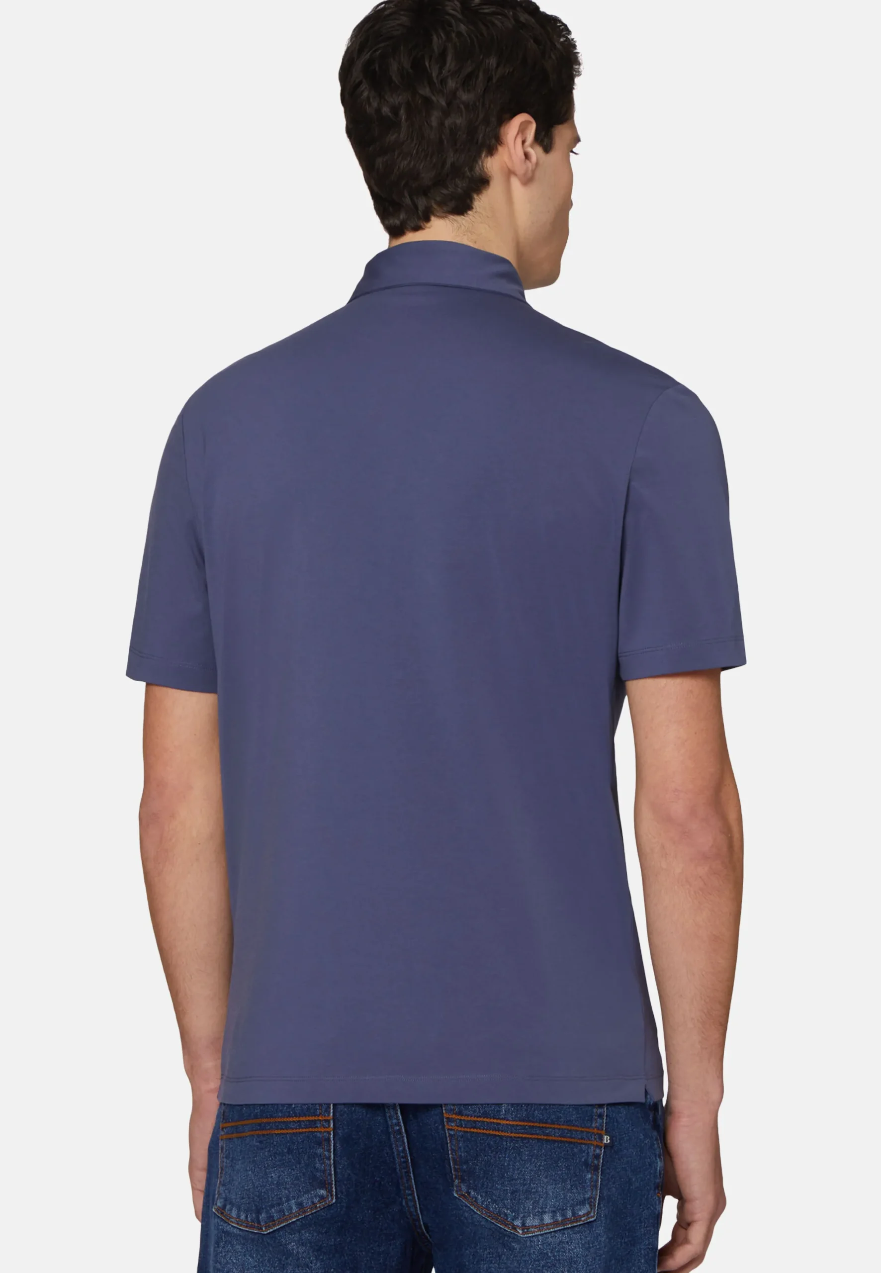 Polo In Cotone Supima Elasticizzato