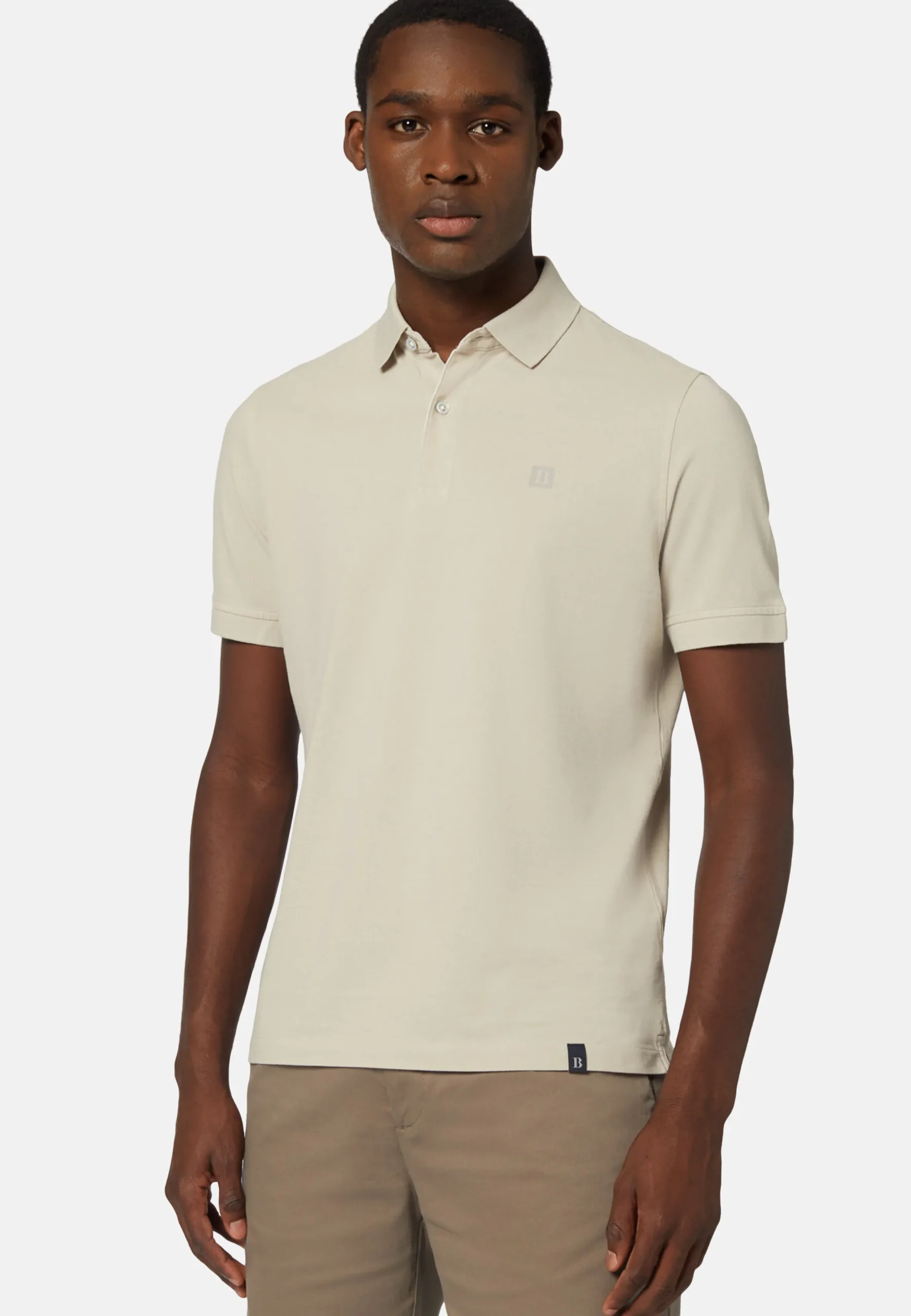 Polo In Piquè Di Cotone