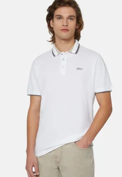 Polo In Piquè Di Misto Cotone Organico