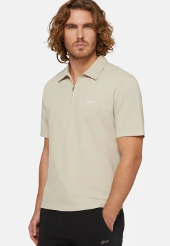 Polo In Piquè Di Misto Cotone Organico