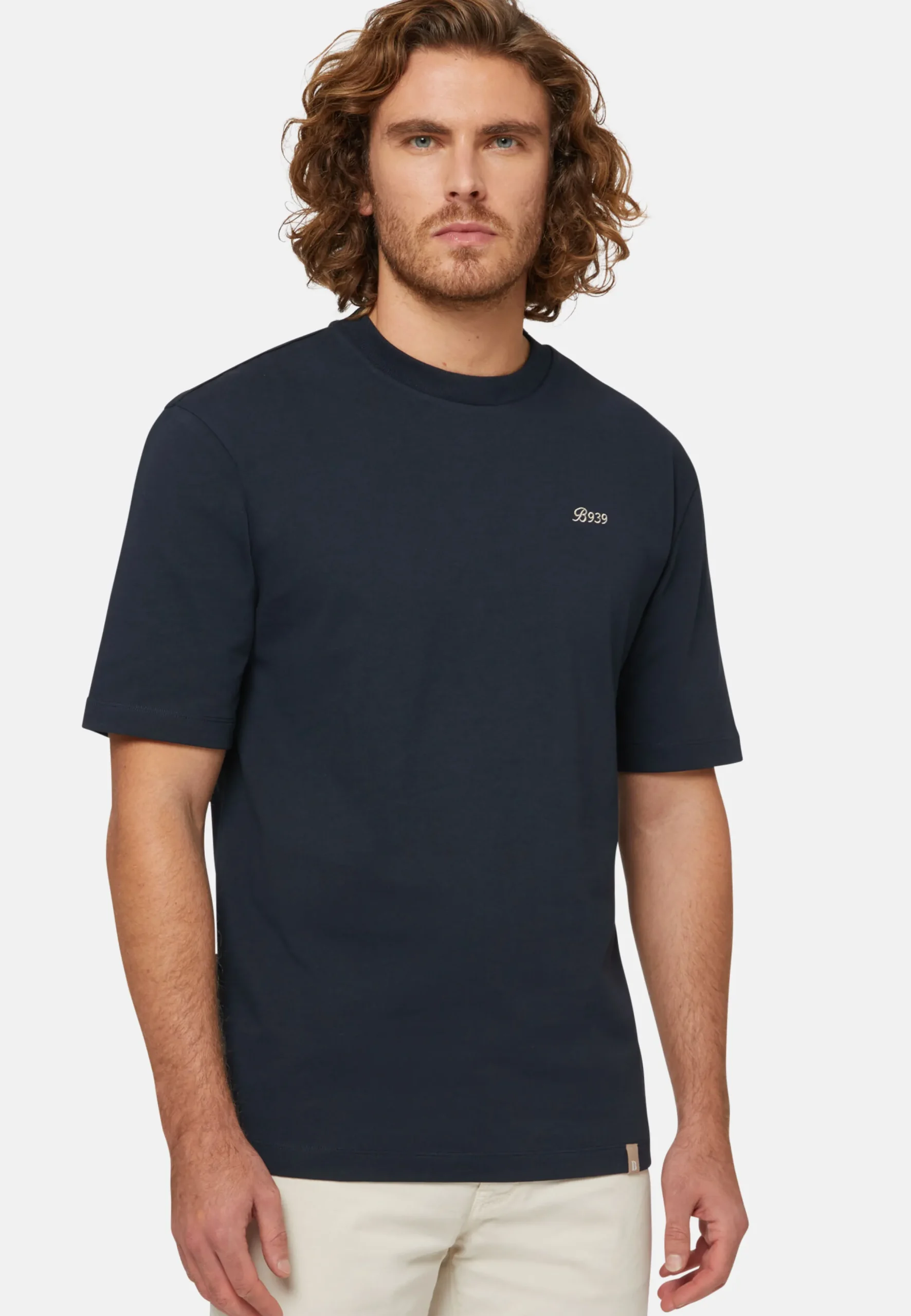 T-Shirt In Misto Cotone