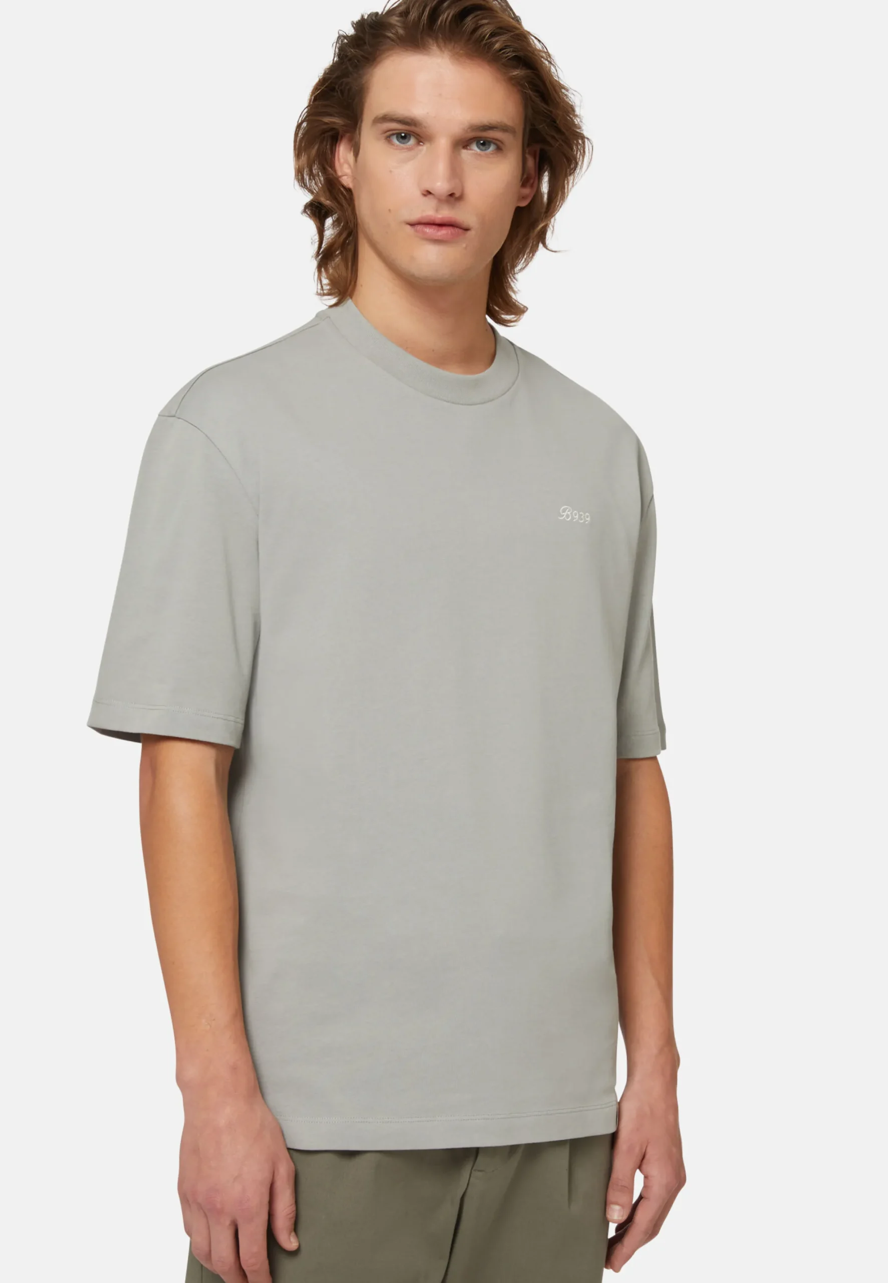 T-Shirt In Misto Cotone