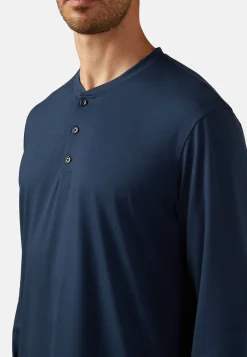 T-shirt Pigiama In Misto Viscosa Manica Lunga